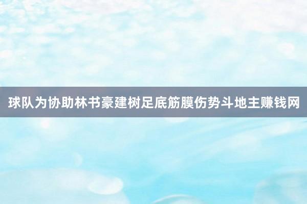 球队为协助林书豪建树足底筋膜伤势斗地主赚钱网