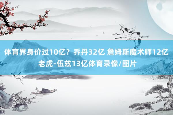 体育界身价过10亿？乔丹32亿 詹姆斯魔术师12亿 老虎-伍兹13亿体育录像/图片