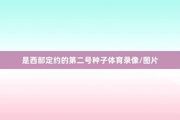 是西部定约的第二号种子体育录像/图片